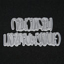 German Words Metal Embossing Cutting Dies DIY Scrapbooking Card (H3405)