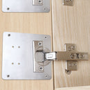 Hinge Repair Plate for Cabinet Drawer Stainless Steel Plate Repair Accessor