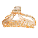 Fashion Women Ponytail Hair Clamp Transparent Hair Grips Ladies Hair Accessories