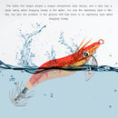 8.5cm Hard Bait Squid Jig Sea Fishing Lure Octopus Wooden Shrimp Cuttlefish Lure
