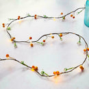 Tiny Flower and Fruit Vine Fairy String Lights LED NE W Artificial Flower F5R9