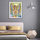 5D Diamond Painting Kit Butterfly Fairy Full Round Drill Rhinestone DIY Wall Art