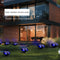 4pcs Waterproof LED Solar Outdoor Ground Lawn Lamp Landscape Night Light