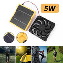 5W 12V 6 inch Air Extractor Waterproof Solar Panel Powered Ventilator Fan