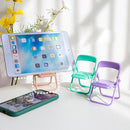Mini Mobile Holder Creative Folding Chair Table Cell Phone Stand (Green) Newly