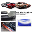 24pcs Wheel Hub Stickers Reflective Tire Rim Tape Strips for Bike Motorcycl