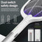 Mosquito Swatter Electric Flies Insect Killer Bug Zapper Racket B1K9
