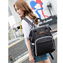 Multi-functional Mom Backpack Baby Diaper Large Capacity Travel Bag(Black)-