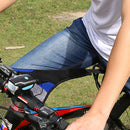 Indoor MTB Road Bike Trainer Frame Bicycle Sweat Cover Guard Net (Blue)
