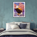 5D DIY Flag Eagle Full Square Drill Mosaic Diamond Painting Rhinestone Art Cr