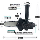Electric Drill Converter into Electric Chainsaw Pruning Saw Bracket Adapter