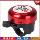 Bike Bell Horn Clear Loud Sound Alarm Bicycle Handlebar Ring Safety (Red)