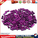 50pcs Bike Cable End Caps Aluminum Alloy Brake Shifter Cable Tips (Purple) Newly