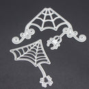 UHKL Punching Tool, 2 Piece Halloween Spider Net, Scrapbooking, Album, Embossing,