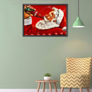 5D Full Round Drill Drawing Picture Santa Diamond Painting Living Room Orname