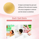 Bath Salt Ball Body Skin Whiten Stress Relief Bubble Shower Ball (Yellow)