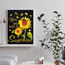 5D DIY Full Round Drill Diamond Paint Sunflower Mosaic Rhinestone Drawing Kit
