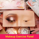 Realistic Silicone Eyes Face Makeup Practice Board Bionic Skin Make Up Pane