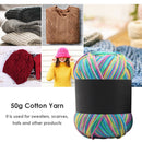 Gradient Color Milk Cotton Yarn Scarf Sweater Crochet Knitting Yarn (Q) Newly
