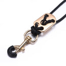 Leather Metal Hook Clarinet Sling Lanyard Saxophone Strap Saxophone Neckband