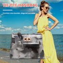 Fashion Women Tie Dye Print Shoulder Crossbody Bag Casual Chain Mini Flap Purse