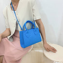 Fashion Rhombic Pattern Messenger Bag Women Felt Mini Shoulder Satchel Handbag
