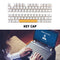 PBT Keycap for MX Switch Mechanical Keyboard Accessory (Bee Milk Japanese)