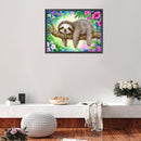 Full Cross Stitch 11CT Sloth Counted Embroidery DIY Crafts Home Decoration