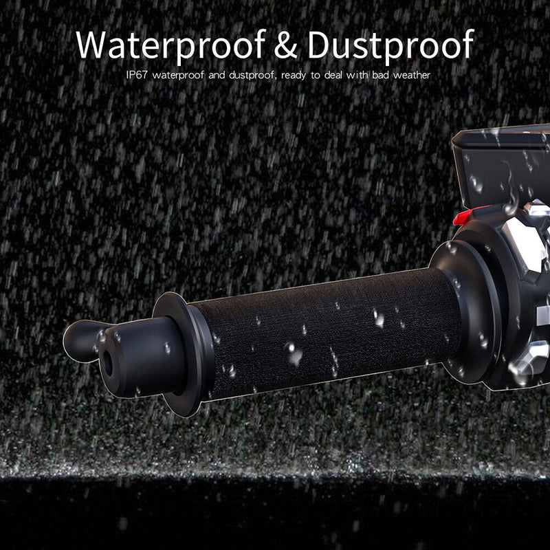 12V 3-Gear Waterproof Electric Heated Grip Covers Adjustable Handleable Grips