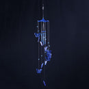 Butterfly Bell Wind Chimes Creative Home Yard Garden Hanging Decor(Blue) Newly