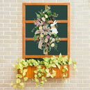 Bunny Large Wreaths for Front Door Hanging Decoration Welcome Sign Easter Wreath