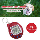 Electronic Pet Game Console Nostalgic Virtual E-pet Interactive Toys (Red)