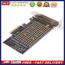 PCIe to M.2 NGFF SSD Adapter Card M+B Key M2 PCIE 3.0 X4 to SATA Expansion Card
