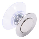 Stainless Steel Soap Magnetic Holder Rack Suction Cup Hanging Bracket (B)