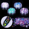DIY Art Paillette Fluorescent Sequins Glass Paper Manicure Decor Nail Glitter