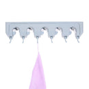 Wall Mounted Mop Brush Broom Hanger Storage Rack Kitchen Organizer(5 Racks)