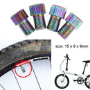 4pcs Mountain Bike Presta to Shrader Bicycle Road MTB Valve Adapters Converters