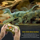 DIY 2.4GHz RC Dinosaur LED Light Walking Remote Control Raptor Velociraptor