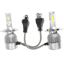 1Pair Universal 6500K 8000LM H4 LED COB Car Auto Headlight Head Lamp Bulbs Newly