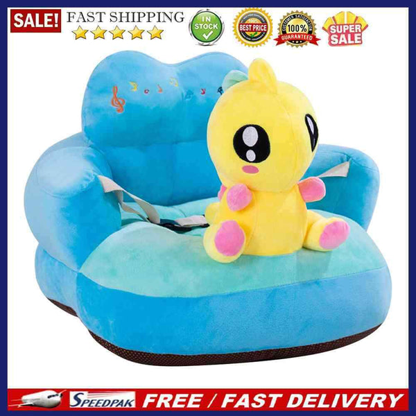 Sofa Support Seat Cute Cartoon Case Soft Plush Chair for Kid Baby Infant Feed