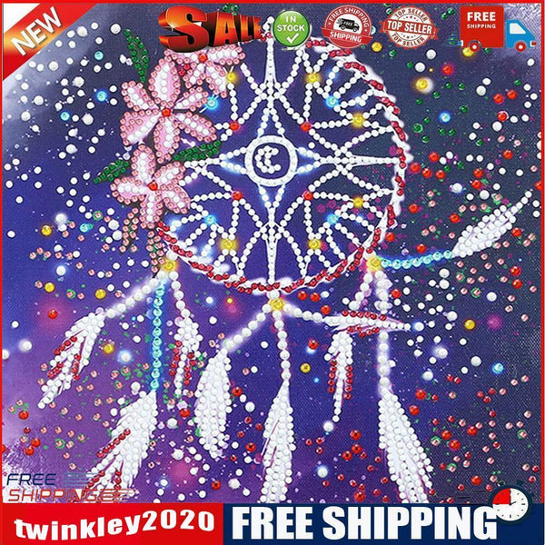 Part Drill Luminous Special Shaped DIY Dreamcatcher 5D Diamond Painting Kit