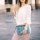 DIY Mandala Special Shaped Diamond Painting Wristlet Clutch Zipper Wallet Newly