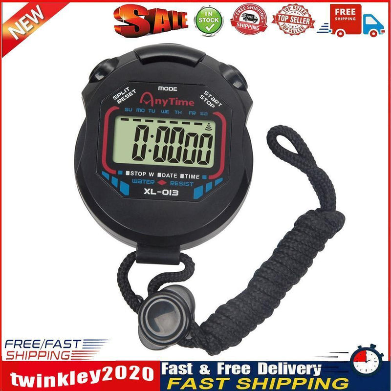 Digital Running Stopwatch Sports Timer Kitchen Cooking Timing Counter up Newly