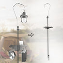 Camping Hanging Rack Holder - Foldable Lantern Stand Pole Desktop Storage