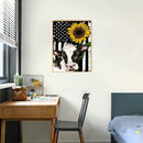 5D Kit DIY sunflower Round Diamond Painting Mosaic Rhinestone Picture