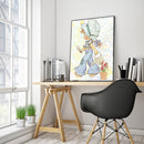 5D DIY Little Girl Partial Special Shape Drill Diamond Painting (YX369) Newly