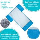 Floating Pool Noodle Chair - Water Hammock Multi-Purpose (7.5x150cm Blue) Newly