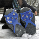 5 Teeth Spikes Crampons, Hiking Mountaineering Anti Slip Ice Snow Grips Crampons