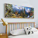 5D Rhinestone Mosaic Craft DIY Forest Animals Diamond Painting Picture Poster