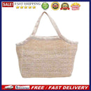 Summer Women Straw Shoulder Handbag Boho Beach Female Woven Handle Tote Purses